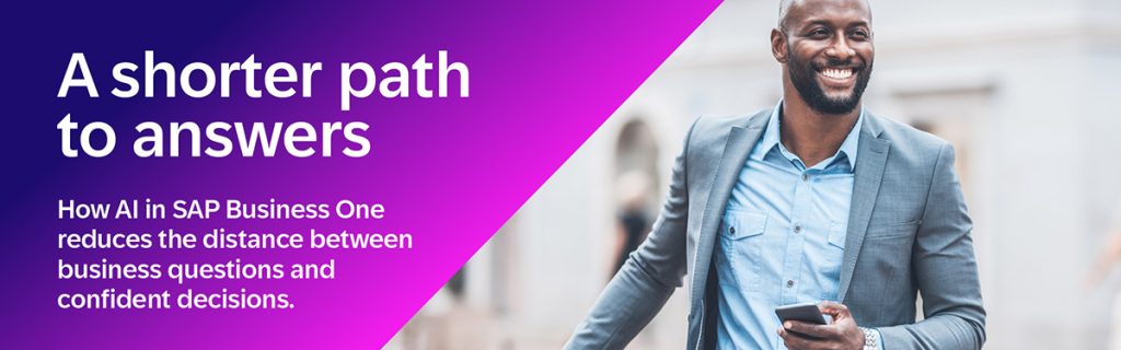 Get answers faster and explore your business with AI that understands your context.