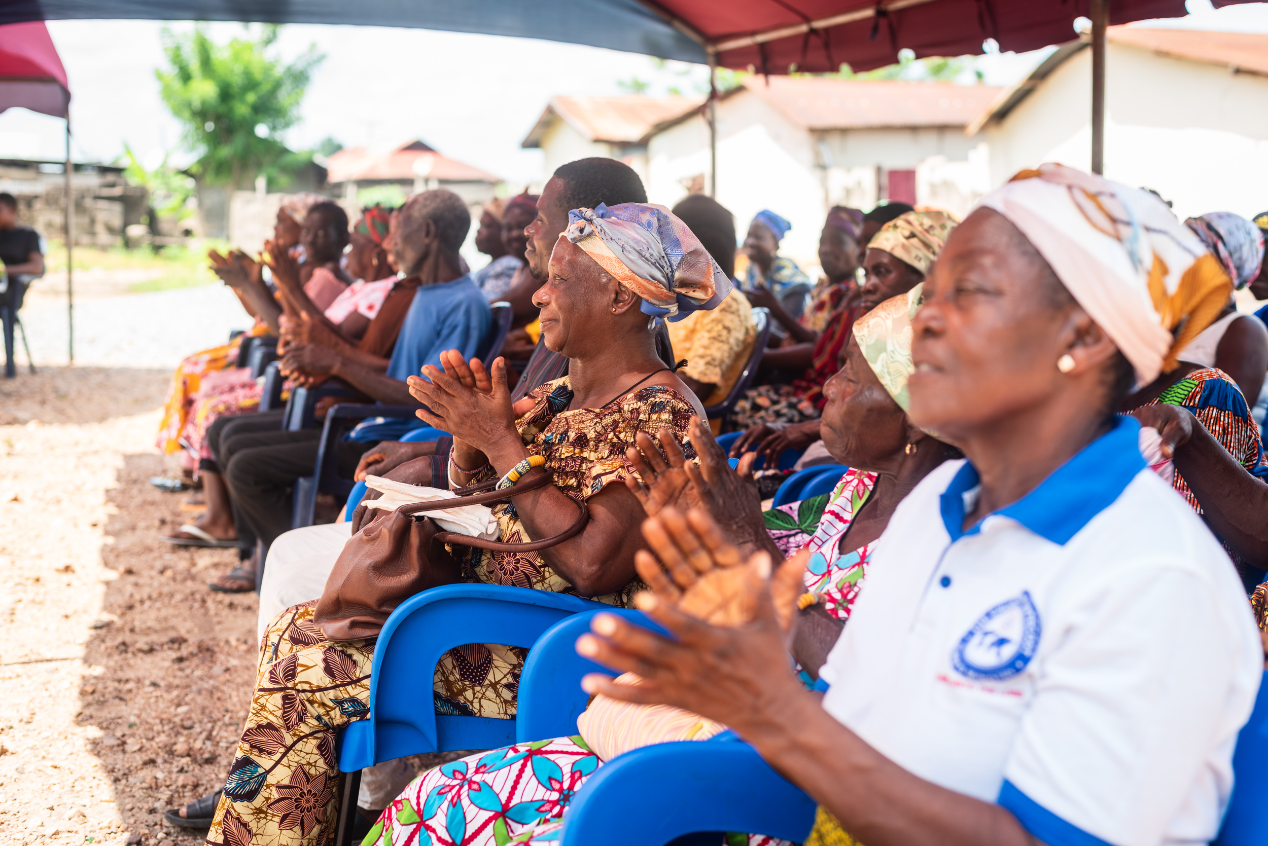 Community members at the screening exercise