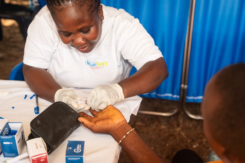 Multisoft Foundation Funds and Supports Comprehensive Health Outreach Reaching 168 Residents in Nyive Community