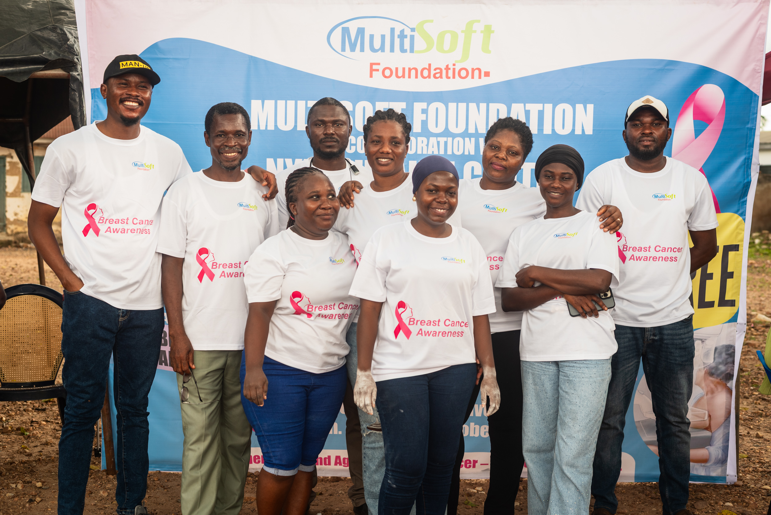 Community members at the screening exercise